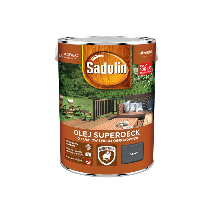 SADOLIN SUPERDECK SZARY 5L