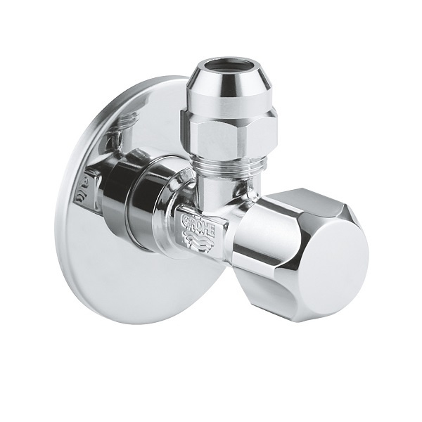 ZAWÓR KĄTOWY ŚCIENNY 1/2X3/8" CHROM /22031000/ GROHE