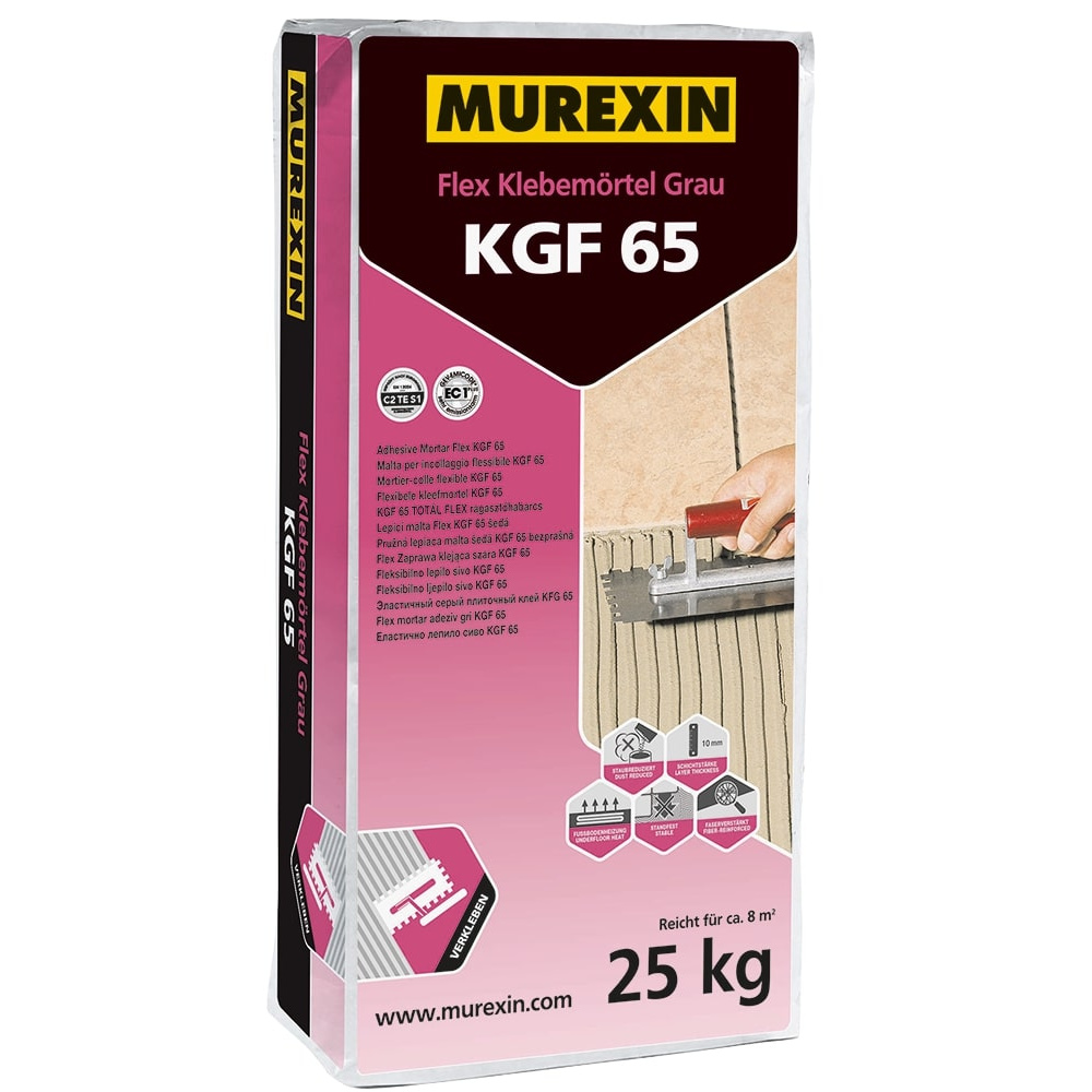 MUREXIN FLEX KGF65 25KG - WYSOKO ELAST.ZAPRAWA KLEJOWA