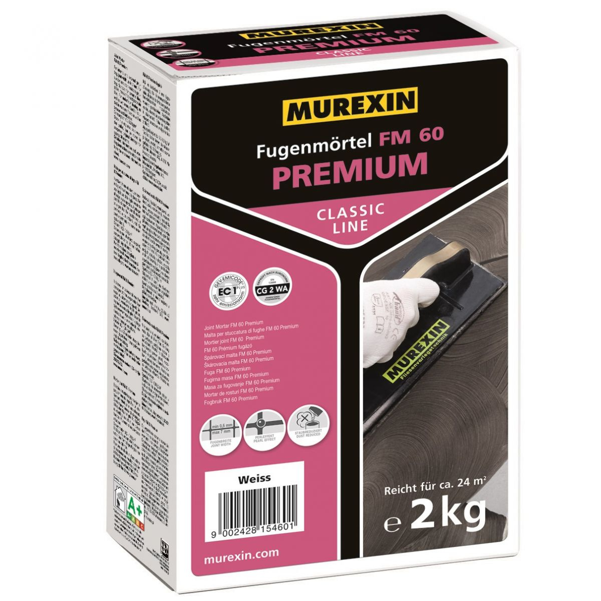 FUGA CEMENTOWA MUREXIN FM60 PREMIUM 2KG BAHAMA