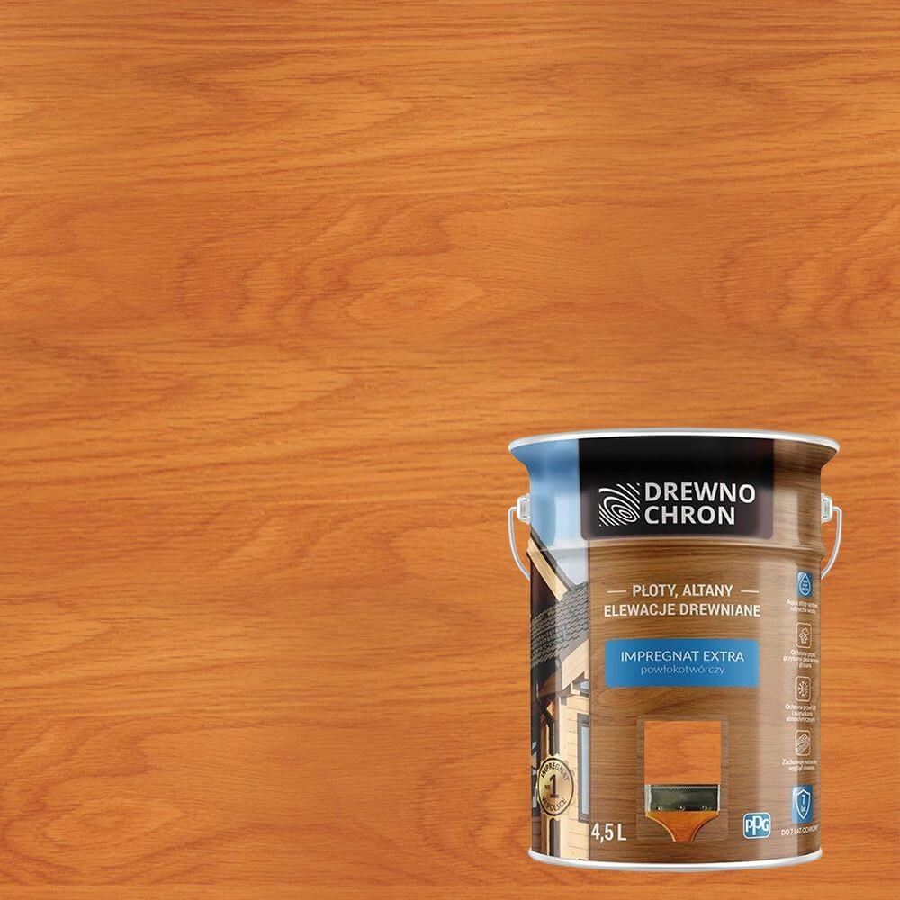 IMPREGNAT EXTRA POWŁOKOTWÓRCZY DREWNOCHRON 4.5L TIKOWY