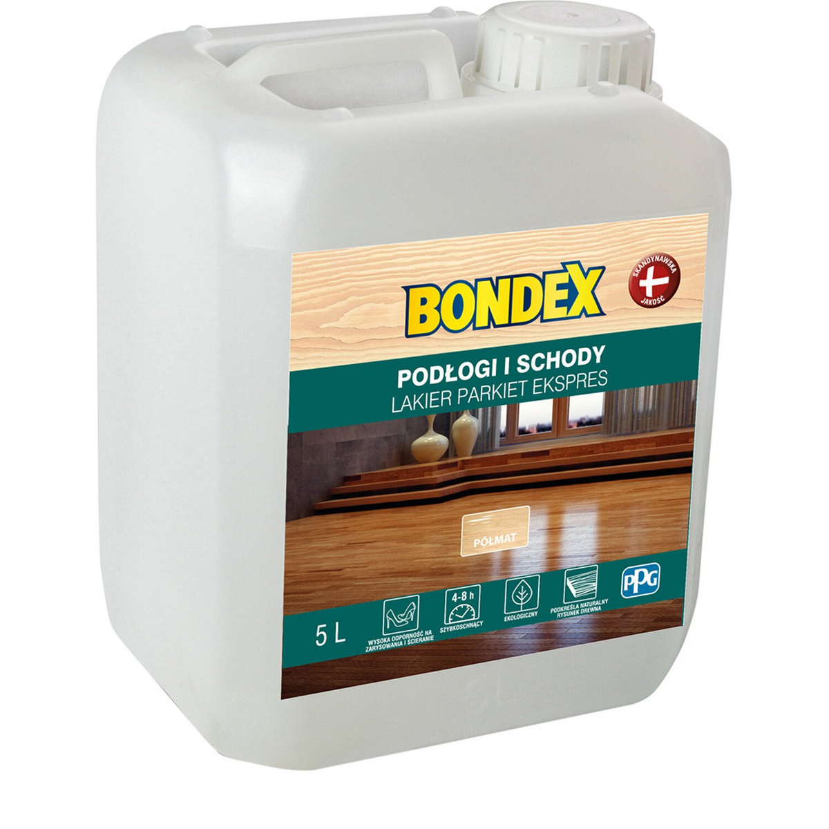 BONDEX PARKIET EKSPRES 5L PŁM /PPG/