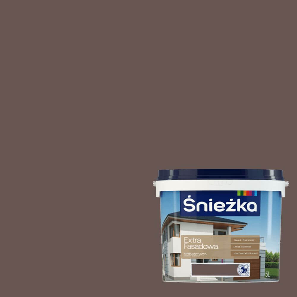 ŚNIEŻKA EX. FASADOWA 5L BRĄZ E07