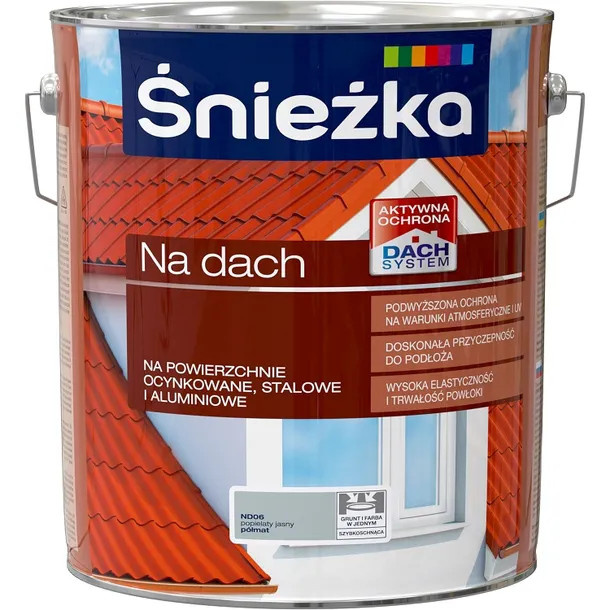 ŚNIEŻKA NA DACH 10L POPIELATY JASNY