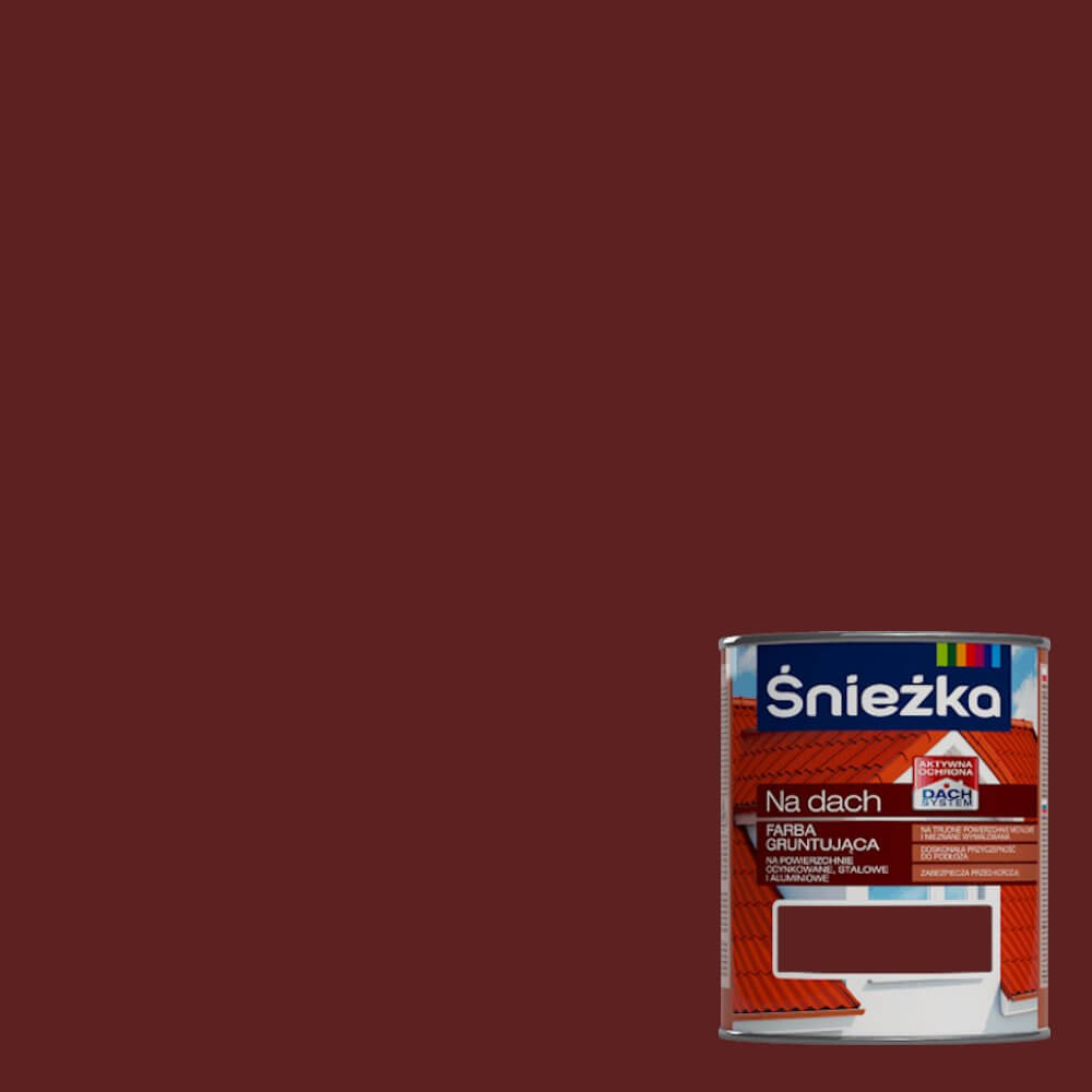 ŚNIEŻKA NA DACH GRUNT CZERW. TLEN. 5L ŚNIEŻKA