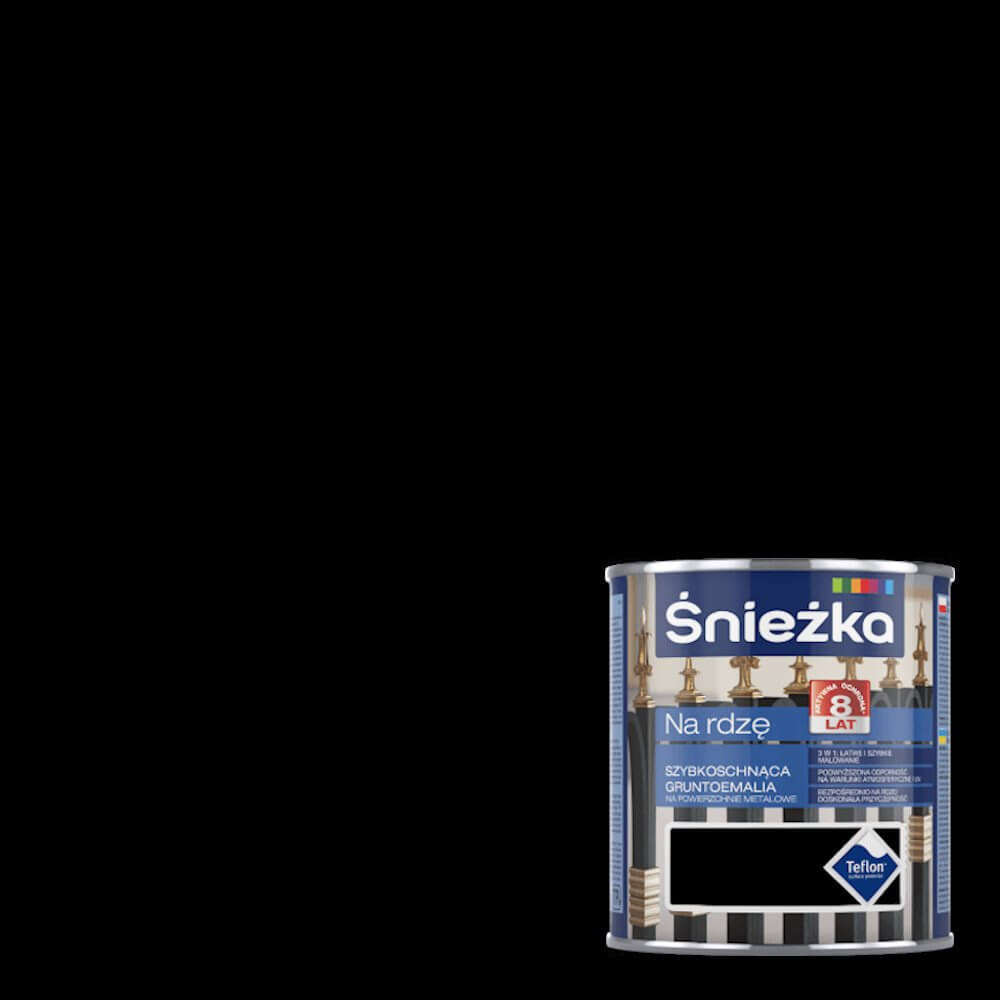 ŚNIEŻKA NA RDZĘ CZARNY 2.5L MAT R9005