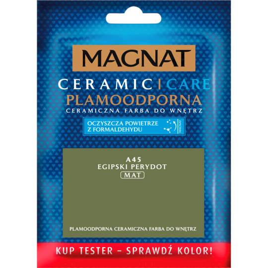 FARBA CERAMICZNA MAGNAT CARE TESTER 30ML EGIPSKI PERYDOT A45