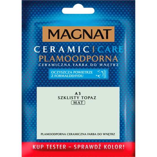 FARBA CERAMICZNA MAGNAT CARE TESTER 30ML SZKLISTY TOPAZ A3
