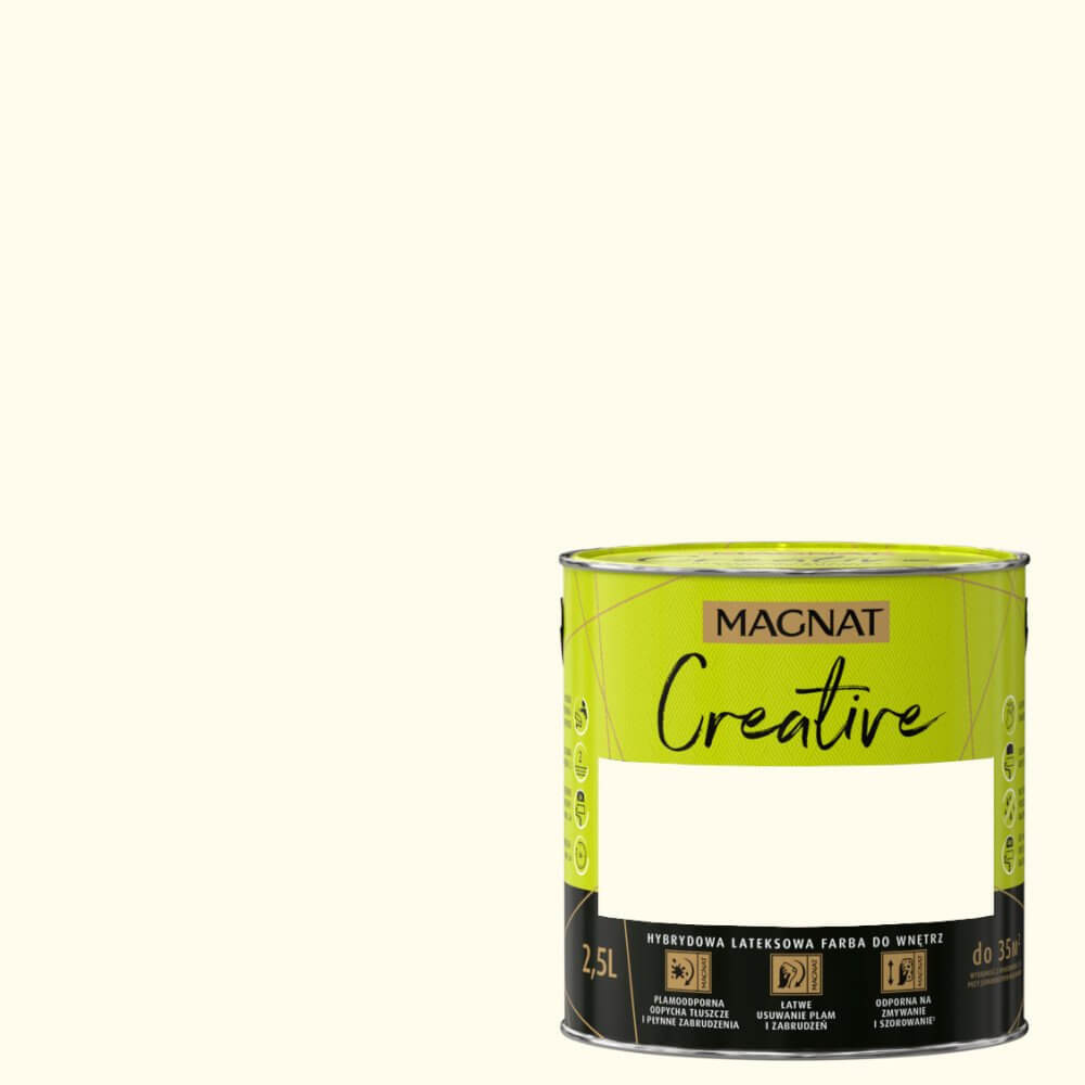 FARBA LATEKSOWA MAGNAT CREATIVE 2.5L NIEWINNA BIEL CR8