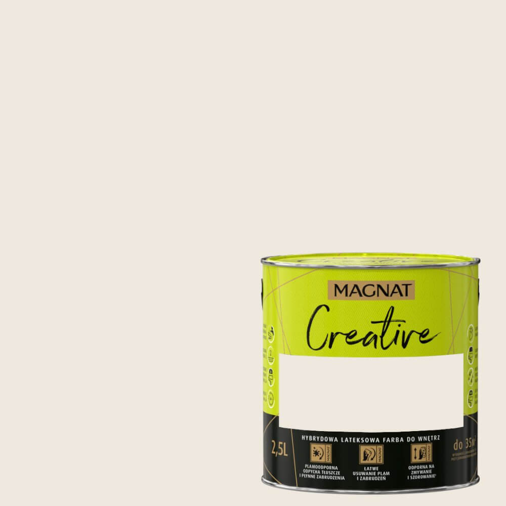 FARBA LATEKSOWA MAGNAT CREATIVE 5L BIAŁY OPAL CR24