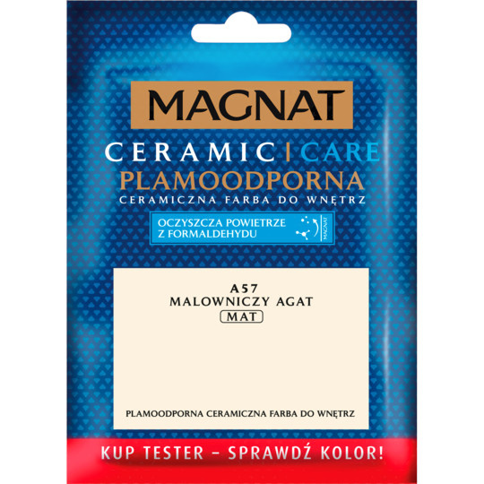 FARBA CERAMICZNA MAGNAT CARE TESTER 30ML MALOWNICZY AGAT A57