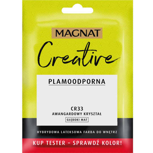 FARBA CERAMICZNA MAGNAT CREATIVE TESTER 30ML AWANGARDOWY KRYSZTAŁ CR33
