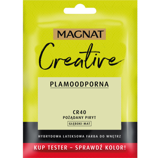 FARBA CERAMICZNA MAGNAT CREATIVE TESTER 30ML POĄŻDANY PIRYT CR40