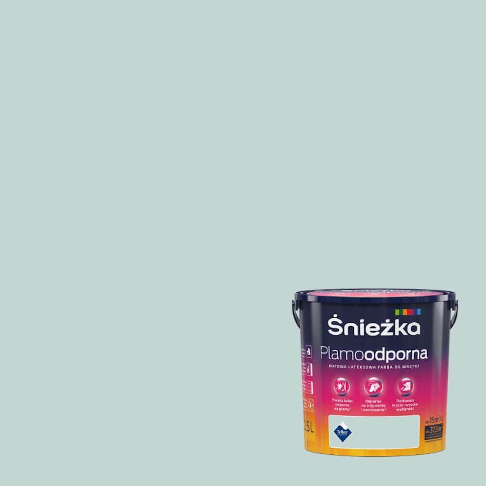 FARBA LATEKSOWA ŚNIEŻKA PLAMOODPORNA 5L EFEKTOWNA P42