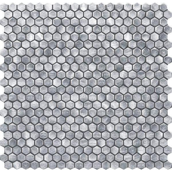 MS-DROPS METAL SILVER HEX 30X30.2 GAT.I