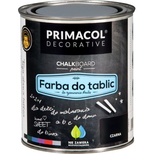 FARBA DO TABLIC PRIMACOL 0.75L CZARNA